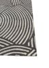pathways grey and black wool and viscose hand tufted Rug - Corner pathways grey and black wool and viscose hand tufted Rug - Corner