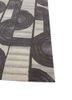 pathways grey and black wool and viscose hand tufted Rug - Corner