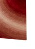 chroma red and orange wool and viscose hand tufted Rug - Corner chroma red and orange wool and viscose hand tufted Rug - Corner