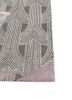 pathways grey and black wool and viscose hand tufted Rug - Corner