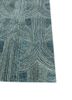 pathways blue wool and viscose hand tufted Rug - Corner pathways blue wool and viscose hand tufted Rug - Corner