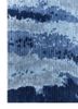 white noise blue wool and viscose hand tufted Rug - Corner white noise blue wool and viscose hand tufted Rug - Corner