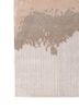 white noise ivory wool and viscose hand tufted Rug - Corner