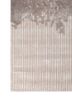 white noise ivory wool and viscose hand tufted Rug - Corner white noise ivory wool and viscose hand tufted Rug - Corner