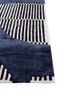 adrift blue wool and viscose hand tufted Rug - Corner adrift blue wool and viscose hand tufted Rug - Corner