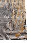 adrift gold wool and viscose hand tufted Rug - Corner
