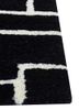 contour grey and black wool hand tufted Rug - Corner contour grey and black wool hand tufted Rug - Corner