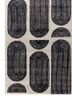 caliedo grey and black wool and viscose hand tufted Rug - Corner