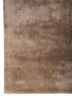 cera beige and brown viscose hand tufted Rug - Corner