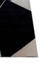 zig zag grey and black wool and viscose hand tufted Rug - Corner zig zag grey and black wool and viscose hand tufted Rug - Corner
