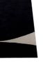 zig zag grey and black wool and viscose hand tufted Rug - Corner zig zag grey and black wool and viscose hand tufted Rug - Corner