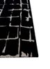zig zag grey and black wool and viscose hand tufted Rug - Corner zig zag grey and black wool and viscose hand tufted Rug - Corner