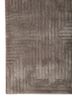 cera grey and black viscose hand tufted Rug - Corner