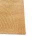 cera gold wool and viscose hand tufted Rug - Corner