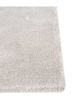 cera grey and black bamboo silk Rug - Corner cera grey and black bamboo silk Rug - Corner