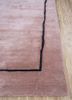 caliedo red and orange wool and viscose hand tufted Rug - Corner
