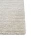 white noise blue wool hand tufted Rug - Corner