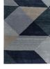 caliedo blue wool hand tufted Rug - Corner