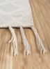 contour grey and black wool hand tufted Rug - Corner