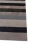linear grey and black wool and viscose hand tufted Rug - Corner linear grey and black wool and viscose hand tufted Rug - Corner