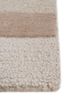 linear ivory wool and viscose hand tufted Rug - Corner linear ivory wool and viscose hand tufted Rug - Corner