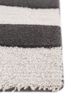 linear blue wool and viscose hand tufted Rug - Corner linear blue wool and viscose hand tufted Rug - Corner