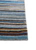 linear blue wool and viscose hand tufted Rug - Corner linear blue wool and viscose hand tufted Rug - Corner