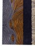 linear blue wool hand tufted Rug - Corner linear blue wool hand tufted Rug - Corner