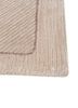 contour ivory wool and viscose hand tufted Rug - Corner contour ivory wool and viscose hand tufted Rug - Corner