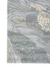 white noise blue wool and viscose hand tufted Rug - Corner white noise blue wool and viscose hand tufted Rug - Corner