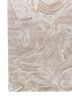 pathways ivory wool and viscose hand tufted Rug - Corner