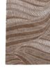 infini beige and brown wool and viscose hand tufted Rug - Corner
