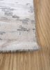bespoke sile grey and black wool and viscose hand loom Rug - Corner bespoke sile grey and black wool and viscose hand loom Rug - Corner