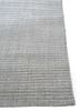 basis grey and black wool and viscose hand loom Rug - Corner