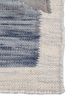 checkers grey and black wool flat weaves Rug - Corner checkers grey and black wool flat weaves Rug - Corner