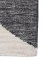 checkers grey and black wool and viscose flat weaves Rug - Corner checkers grey and black wool and viscose flat weaves Rug - Corner