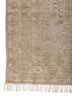 aprezo beige and brown wool hand knotted Rug - Corner
