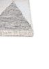 indusbar ivory wool and bamboo silk flat weaves Rug - Corner
