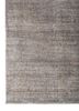 saga grey and black bamboo silk hand loom Rug - Corner saga grey and black bamboo silk hand loom Rug - Corner