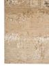 entropy gold wool and silk hand knotted Rug - Corner