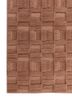 aprezo red and orange wool hand knotted Rug - Corner
