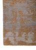 aprezo grey and black wool hand knotted Rug - Corner