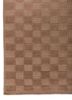 aprezo red and orange wool hand knotted Rug - Corner