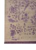 far east ivory wool and silk hand knotted Rug - Corner
