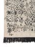 far east ivory wool and silk hand knotted Rug - Corner far east ivory wool and silk hand knotted Rug - Corner
