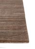 forme beige and brown  hand loom Rug - Corner
