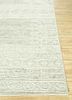 manifest grey and black wool hand knotted Rug - Corner