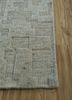 zuri ivory wool hand knotted Rug - Corner