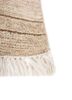 manifest beige and brown afghan wool hand knotted Rug - Corner