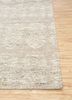 manifest ivory wool hand knotted Rug - Corner